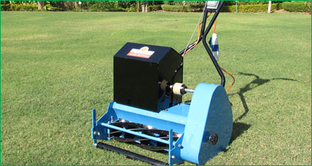 Roller type electric lawn mower